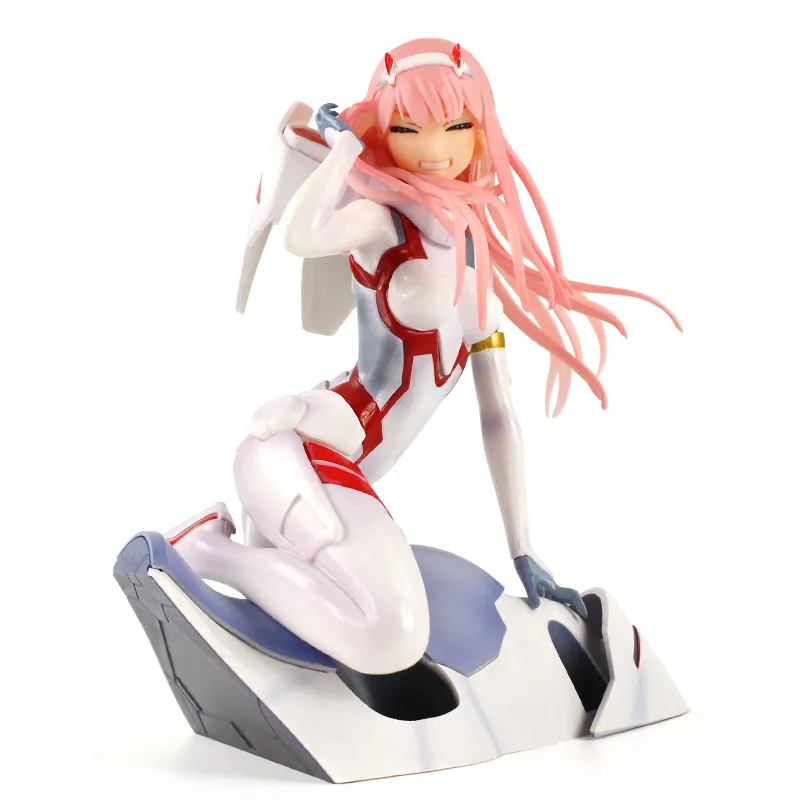 16cm Zero Two Figurine Anime DARLING In The FRAN Figure 02 Action Figures Girl PVC Collection Statue Model Toy Gifts X0526