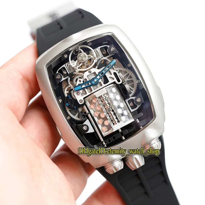 eternity Orologi Ultimi prodotti Quadrante con motore a 16 cilindri super funzionante EPIC X CHRONO CAL V16 Orologio automatico da uomo in acciaio inossidabile 316L S237t