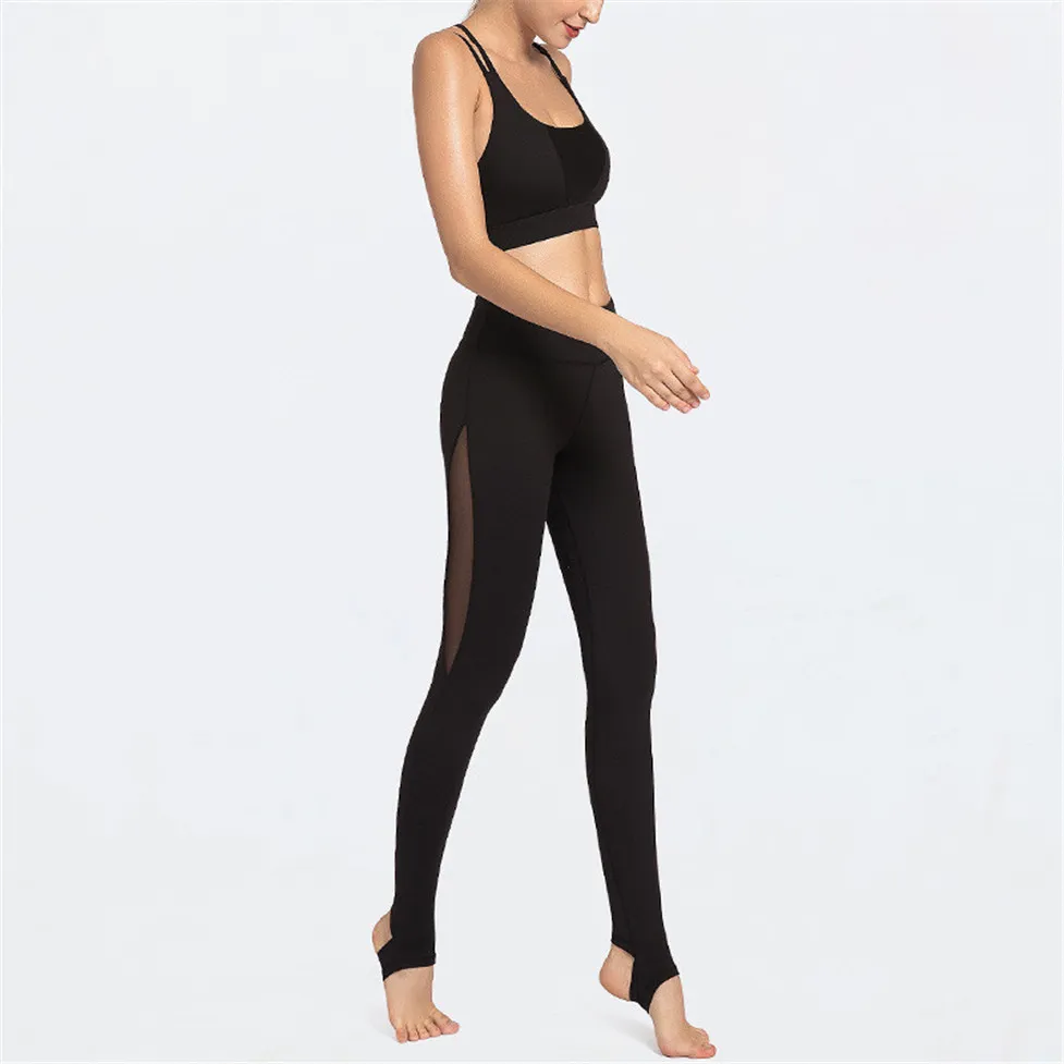 Melody Set da palestra Completi da donna Top sportivo da donna Vita alta Leggings il sollevamento del sedere Step On Set sportivo Abbigliamento sportivo da fitness donna