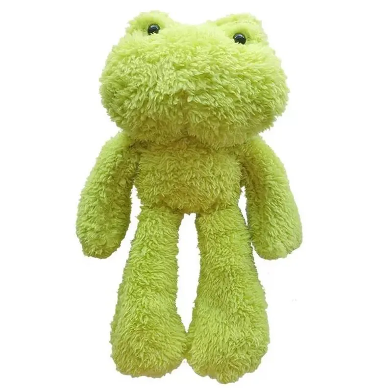30 cm Cute Frog Pluszowe Zabawki Dla Dzieci Komfort Nadziewane Lalki Poduszki Poduszki Car Home Decor Urodziny Prezent Dla znajomych 220222