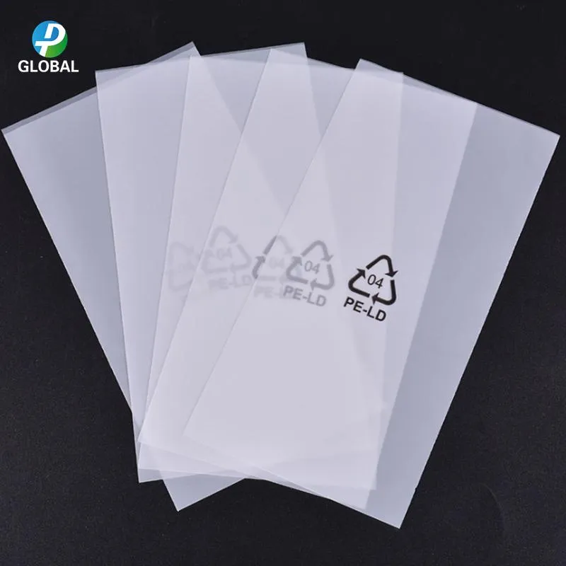 D&P Frosted Open Top CPE Printing Plastic Packaging Pouches Mobile Phone Digital Electronics Product Battery Bags Storage3549