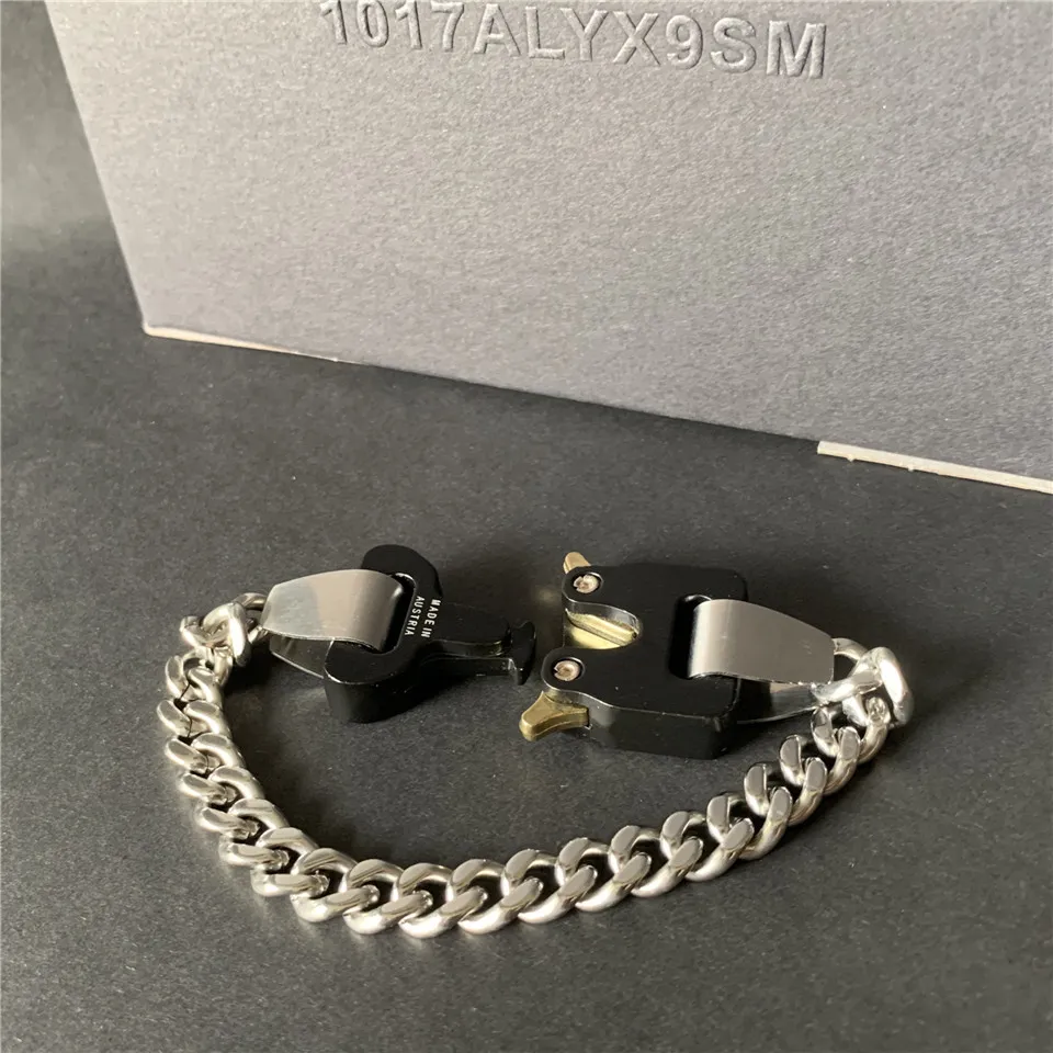 Bracelet River Link Armbänder Männer Frauen Titan aus Edelstahl 1017 Alyx 9SM Metallschnalle in Österreich2400580