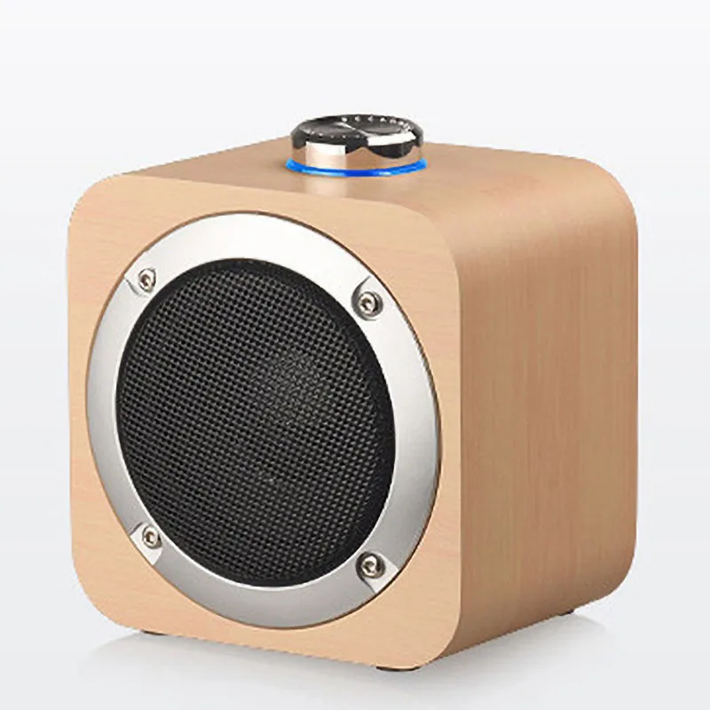 Q1B Altoparlante portatile Bambù Grano di noce Bluetooth in legno 42 Altoparlanti bassi wireless Lettore musicale Batteria incorporata da 1200 mAh6301407
