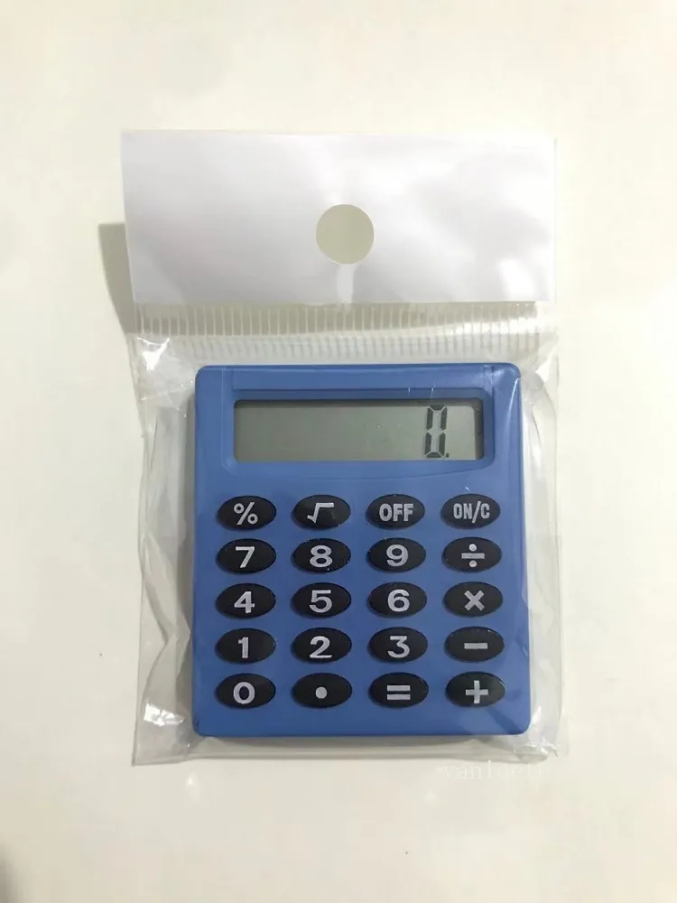 Mini esame studenti che impara le piccole calcolatrici essenziali portatili a colori multifunzione piccola calcolatrice quadrata a 8 cifre T2I53406