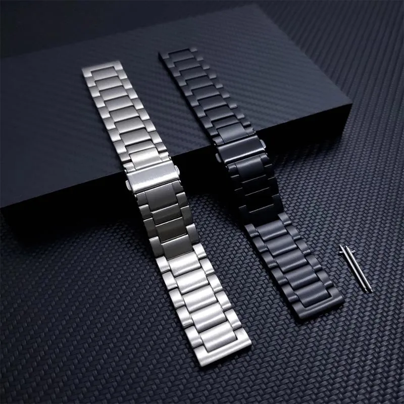 Watch Bands Titanium Strap For Huawei GT 2 Pro Band 2e GT2 46mm & Magic Metal Stainless Steel Clasp Bracelet255i