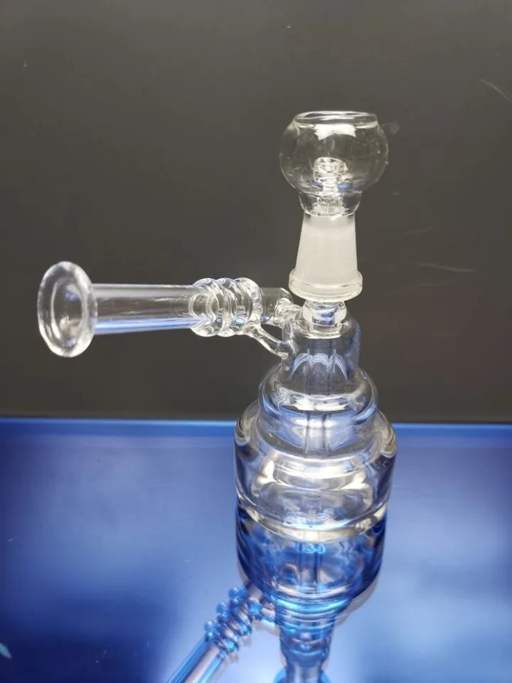 Mini dab platformy ciasto szklana zlewka olej bąbelek palenia szklana rura wodna mocna szklana woda bongs zeusartshop