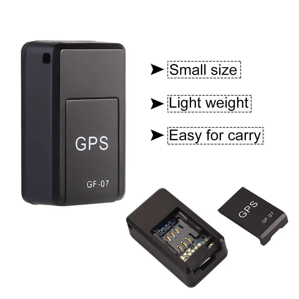 新しいMINI GF-07 GPS Long Standby Magnetic SOSトラッキングデバイスロケーター用車の人のペットロケーショントラッカーシステム新しいA2874