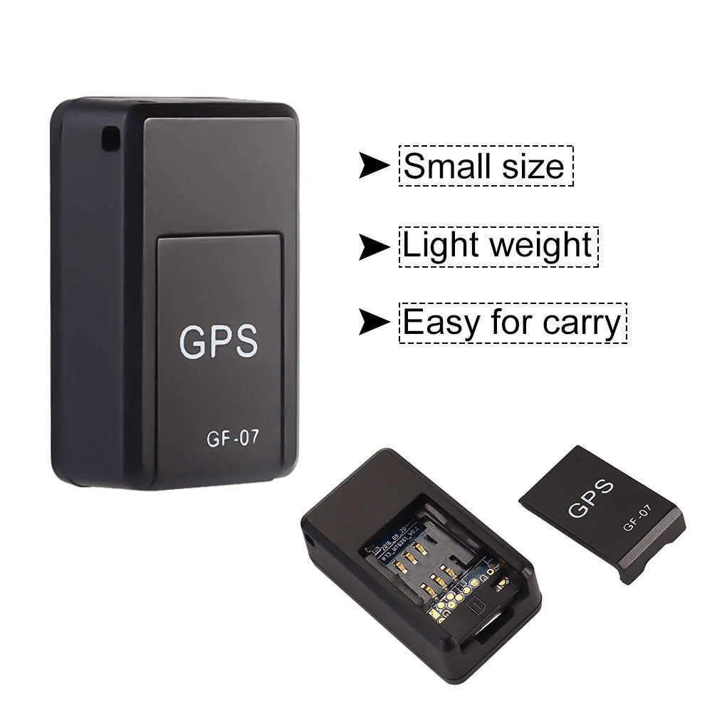 Nowy Mini GF-07 GPS Długość magnetyczna z Lokalizatorem urządzeń śledzących SOS dla pojazdu Person Lokalizacja PET System śledzenia NOWOŚĆ A296R