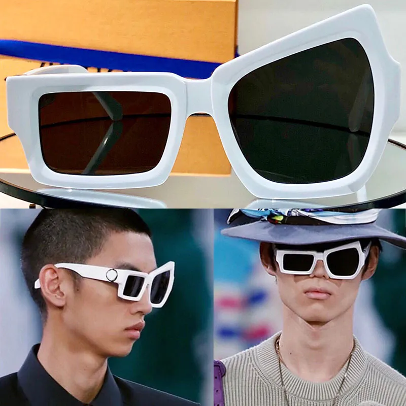 Zakłócone okulary przeciwsłoneczne męskie lub damskie Z1446W Mężczyzn Square Frame Super moda