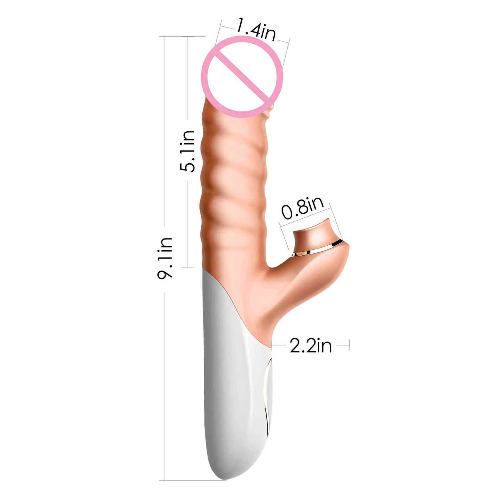 Dildos som driver stora dildo -vibratorer för kvinnor Magiska trollstav kroppssugande massager sexleksaker för kvinna klitoris stimulerar kvinnlig butik 5970401