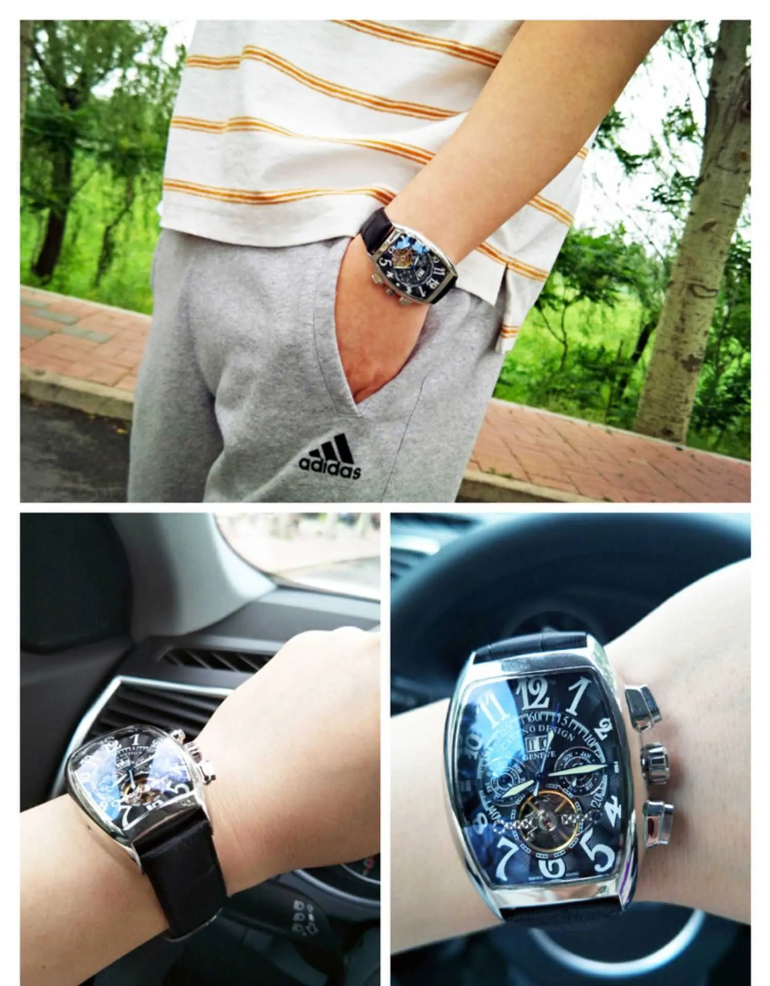 Wrist Watch F Muller Top Brand Luxury Men039S FM Tourbillon Automatic Men 30m Afficier Self-Wind Mécanique Wristwatch7690322