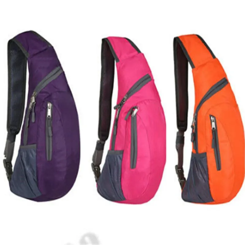 Модный однотонный мужской спортивный рюкзак через плечо, сумка через плечо, уличная походная слинг, нагрудная сумка для хранения, 203k