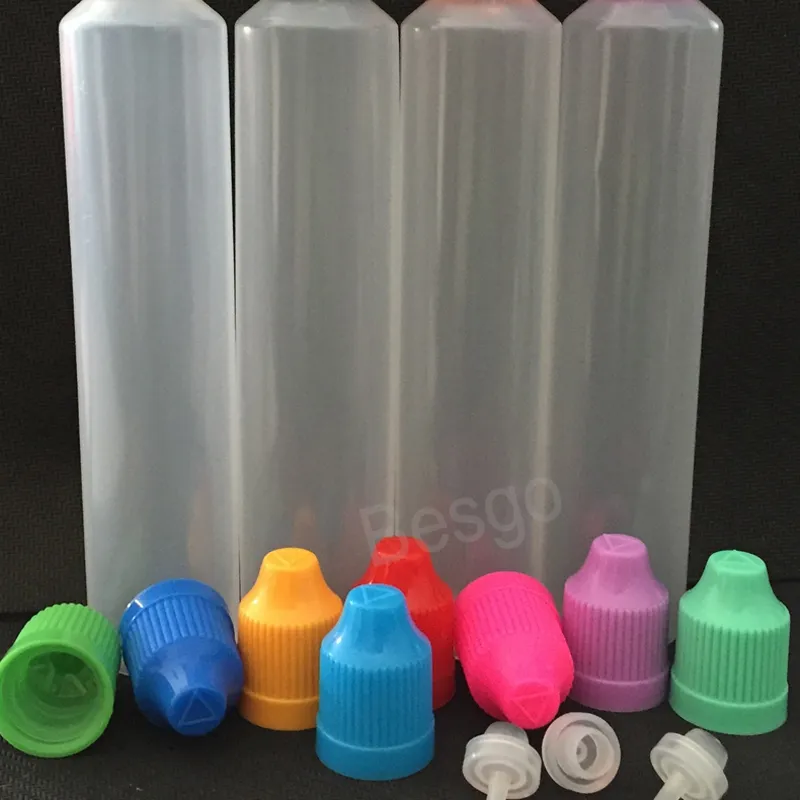 Bottiglia a forma di penna da 60 ml Bottiglie contagocce in plastica vuote Contenitori liquidi ricaricabili Viaggio portatile Profumo Olio essenziale Sub-Boccetta BH5899 TYJ