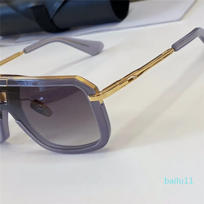 럭셔리 -M 8 선글라스 남성 금속 레트로 특수 유엔 선글라스 패션 스타일 플레이트 프레임 UV 400 미러 최고 품질 come wi296m