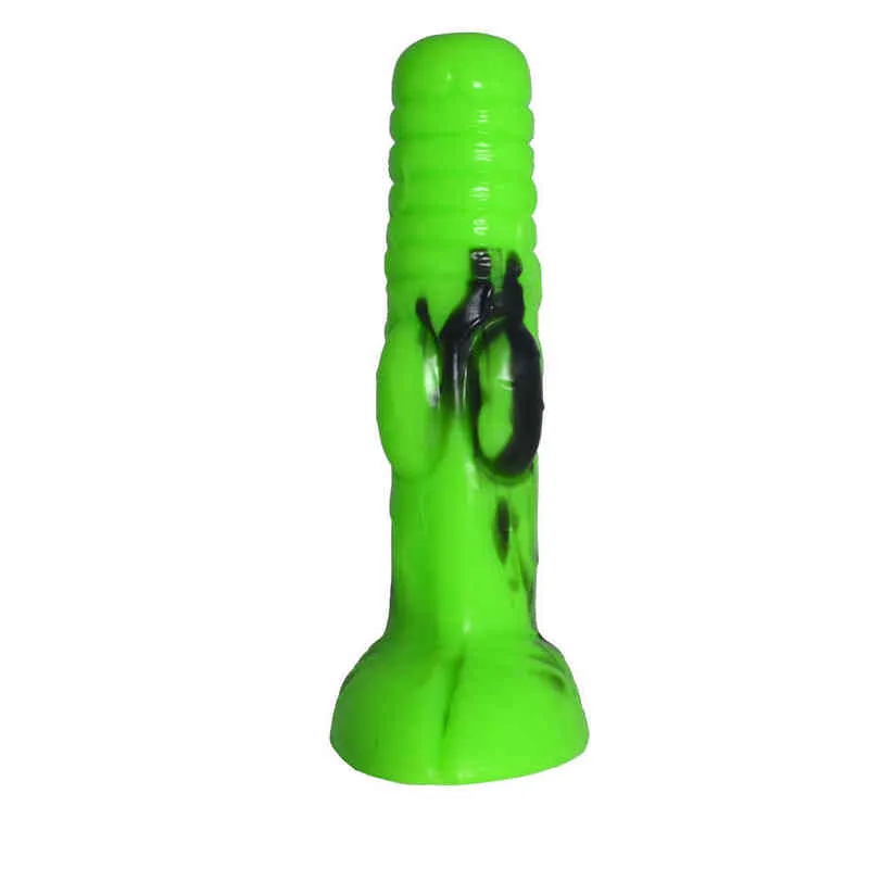 NXY Dildos Anal Toys Universal Masturbation Gerät für Männer und Frauen Erwachsene Sex Produkte Flüssig Silikon Dildo Penis Hahn Gestüt Männern Wurzel 0225