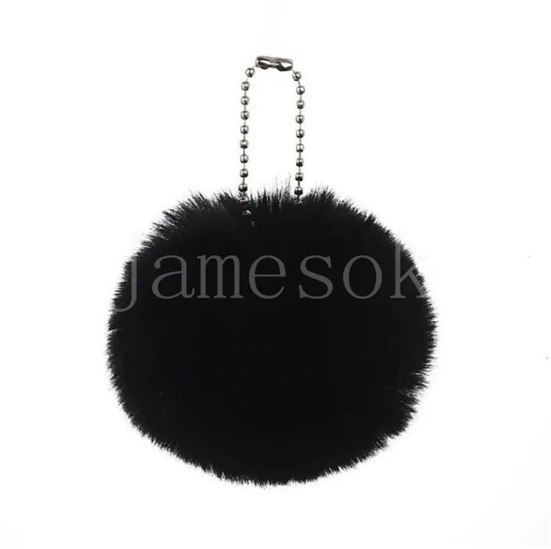 i da 8 cm portachiavi palla di pelliccia in finto coniglio da donna carrello le ragazze della scuola carina carina Accessori gioielli Pompom DD388