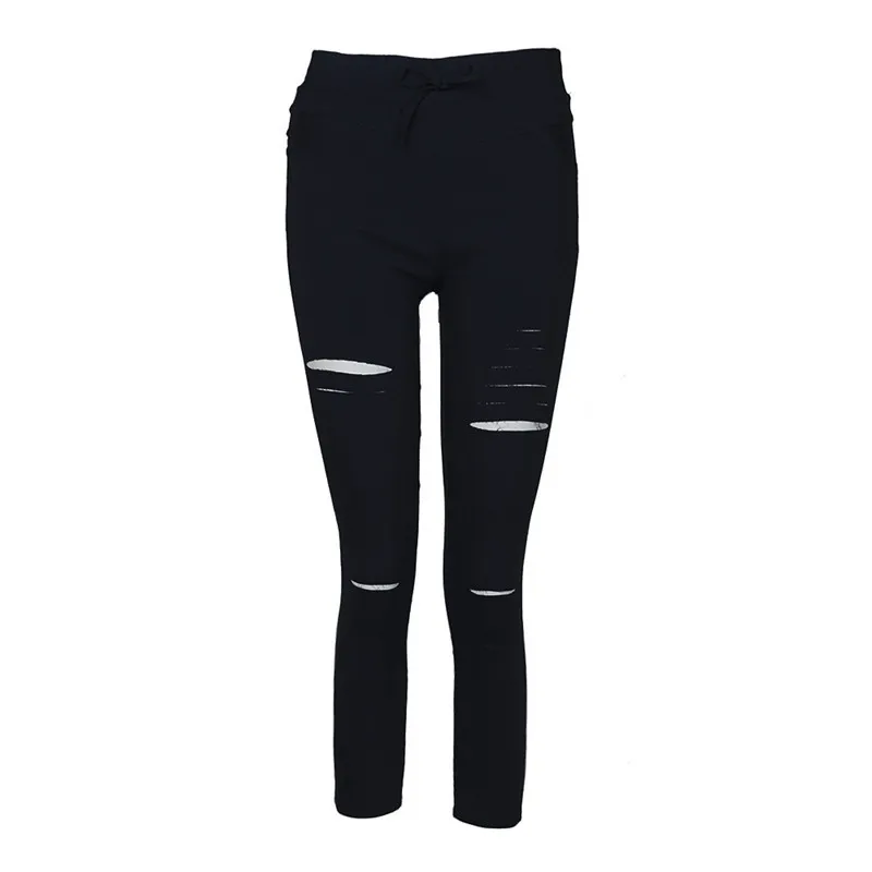 Pantalon femme noir taille haute taille plus taille harem casual élastique crayon coton pantalon harajuku casual joggers 210514