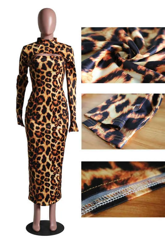 Tight Sexy Leopard Printed Dress Tube Top Fashion Dresses Women Casual Skirt + Small Coat