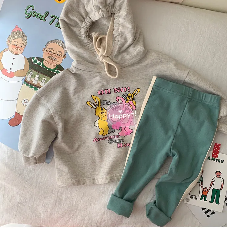 Pantalones deportivos de trenza lateral para bebés, niños y niñas, pantalones de base suave de algodón para bebés 0-2Y 210508