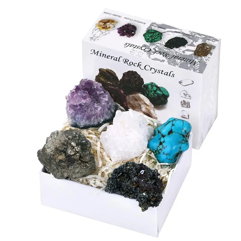 5st Chakra Stone Tumbled Crystal Natural Rough Raw Healing for Yoga Meditation Reiki Kits X4ya Earrings Necklace192V