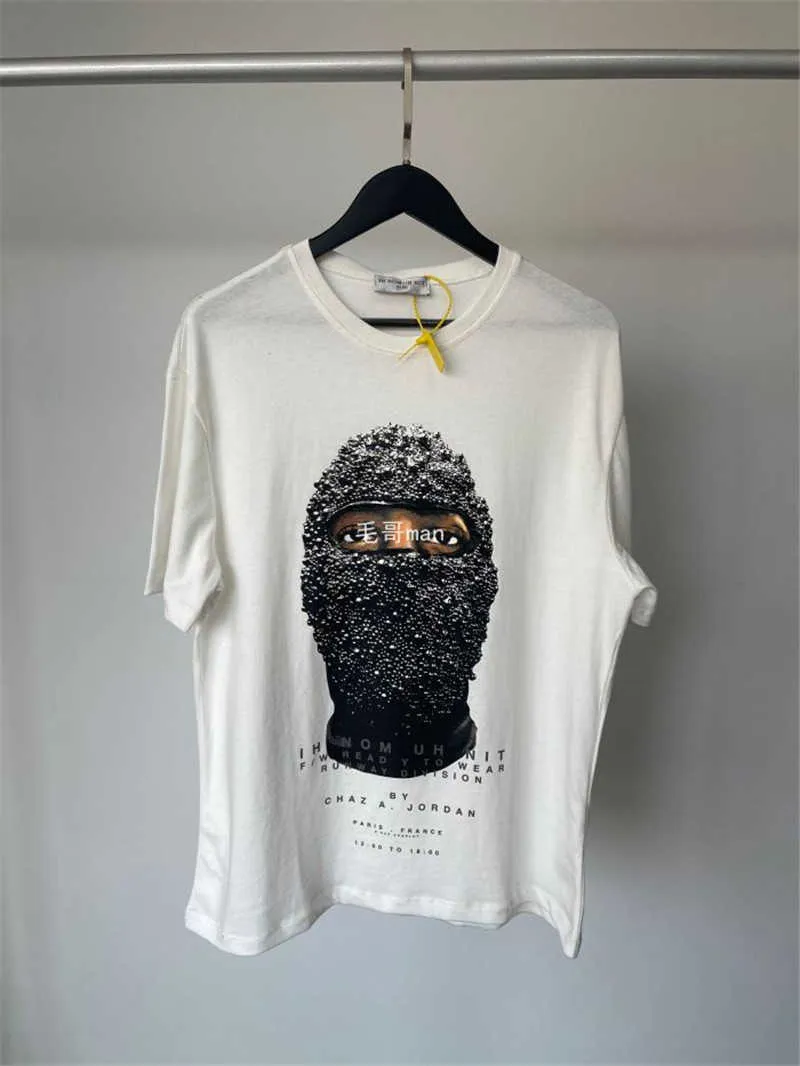 Pearl Mask IH NOM UH NIT RELAXED MASK T Shirt Unisex Men Women Heavy Fabric Streetwear TShirts Top Tees X07128168895