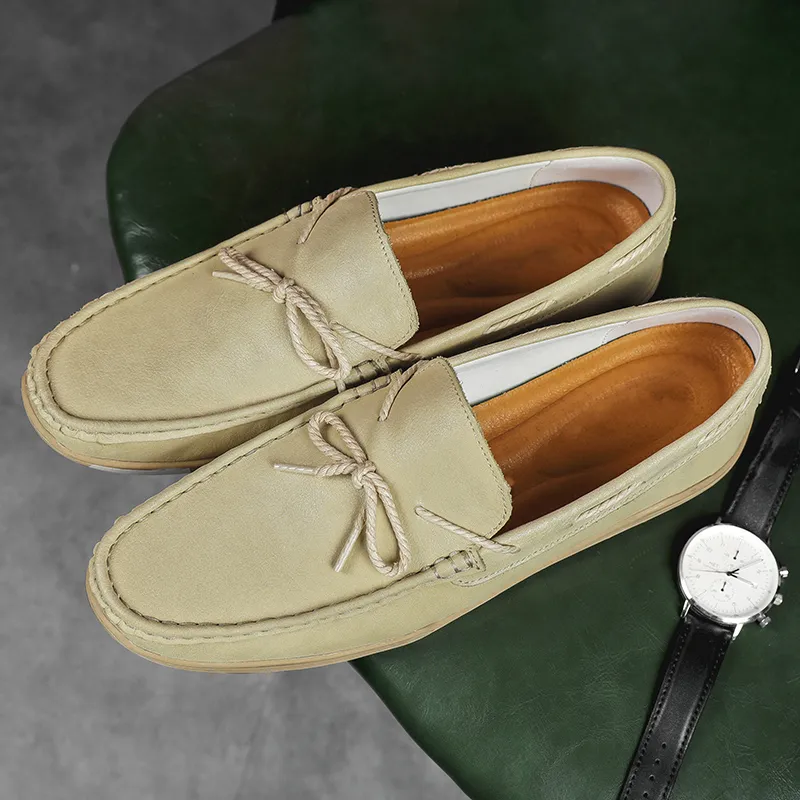 Mocassini stile britannico di alta qualità da uomo casual scarpe slip on di lusso scarpe da uomo in vera pelle scarpe da guida formali da ufficio