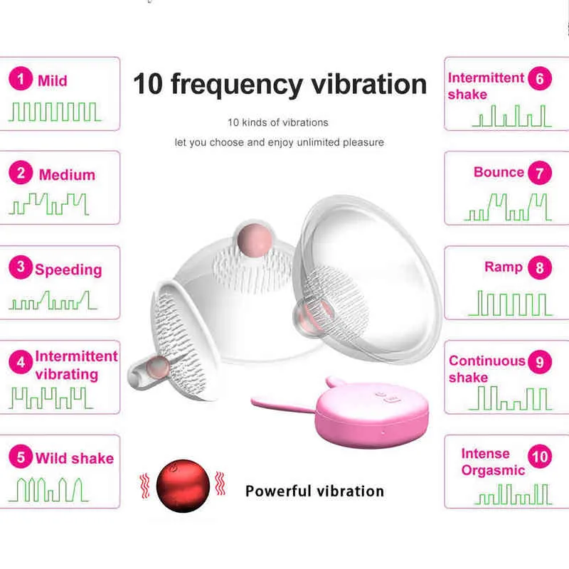 NXY Sex Pump Speelgoed Tepel Stimulatie Likken Vibrator Borstvergroting Masturbator Borst Massage Vrouwen Fed 1221