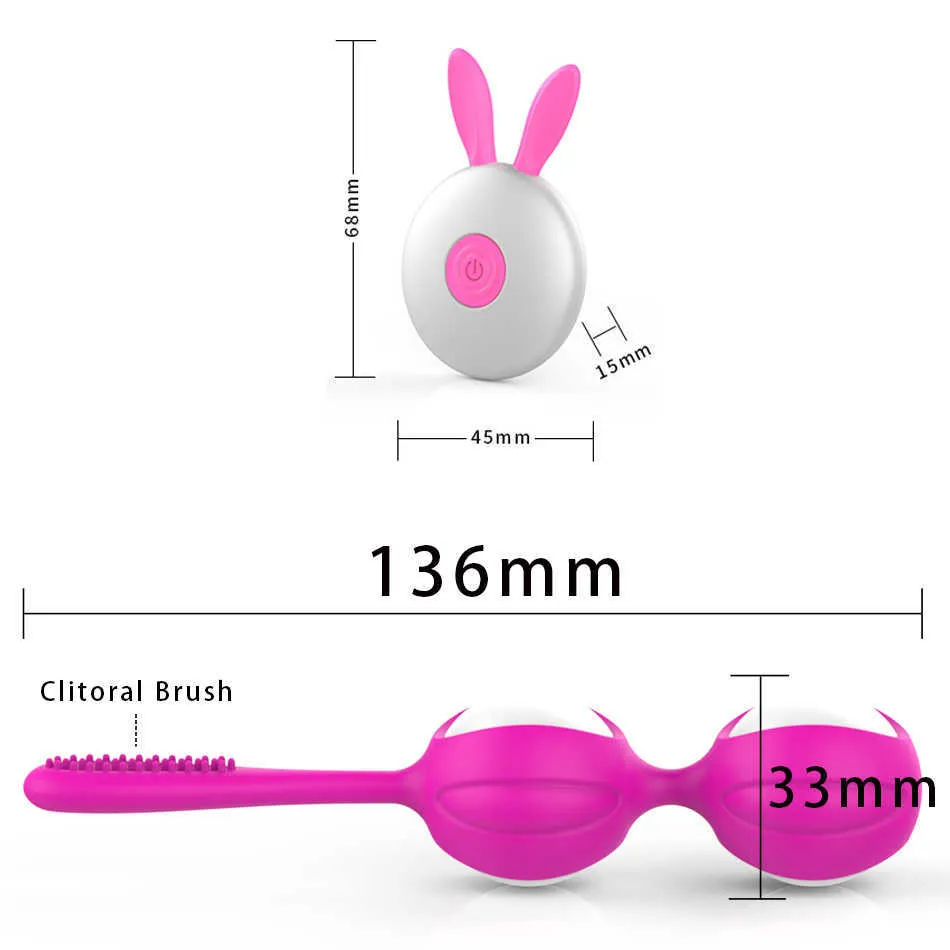 원격 제어 Kegel Simulator Ben 10 WA WA VAMINILAL BALL EGG VIBRATOR 친밀한 제품 여성 성인 여성을위한 섹스 완구 질 P0818