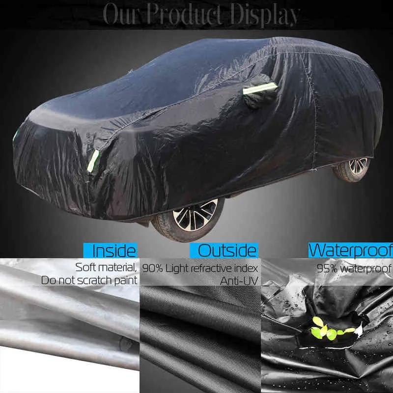 Наружная крышка автомобиля для Hyundai Controut SUV Sun Shale Anti-UV Rain Снег, водостойкий водонепроницаемый крышка пылезащитный W220322