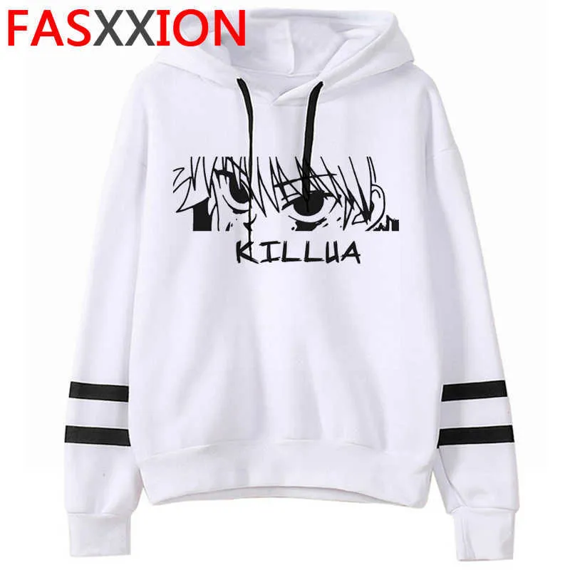 Kawaii Hunter X Hunter unisexe drôle mignon sweats à capuche hommes Anime Killua Zoldyck Hisoka Kurapika sweat-shirt Manga Streetwear sweat à capuche mâle Y0804