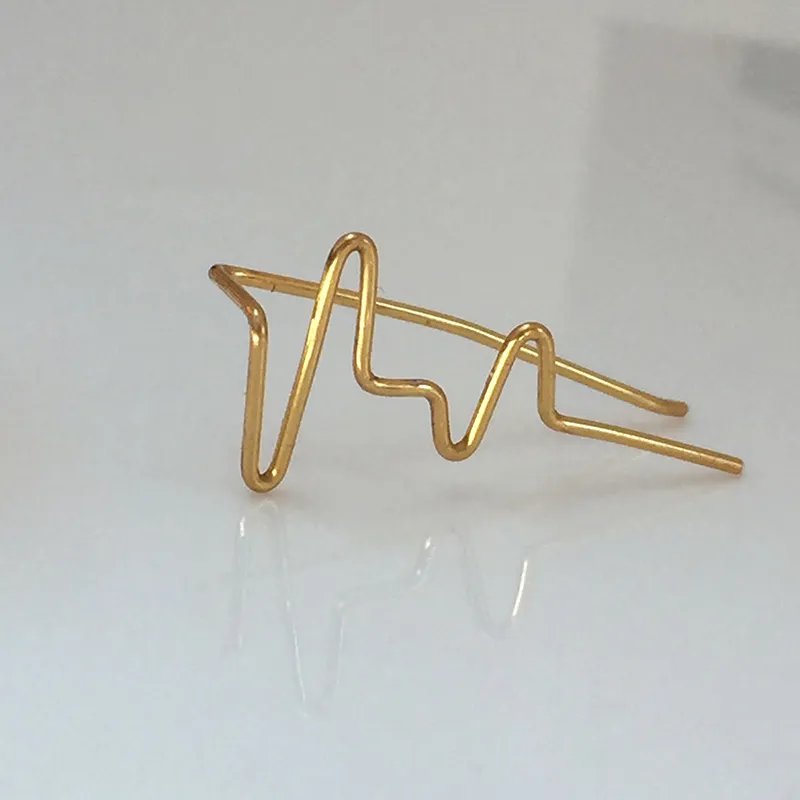 Oorklimmer oorbellen handgemaakte sieraden goud gevuld / 925 zilveren sieraden punk oorbellen minimalistische piercing