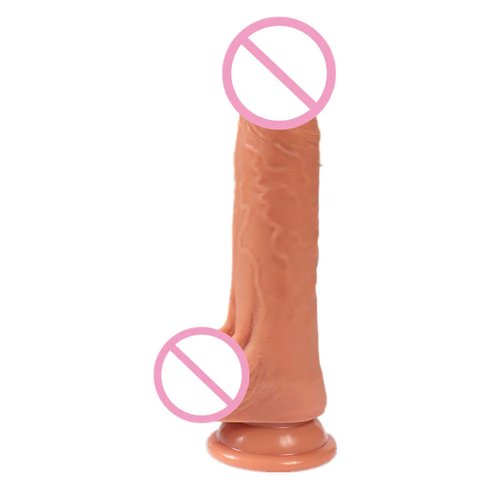 Lebensechte 7 68 Zoll realistische Dildo Massagegerät wasserdichtes Spielzeug flexible Frauen Vergnügen Erwachsene 210618273v