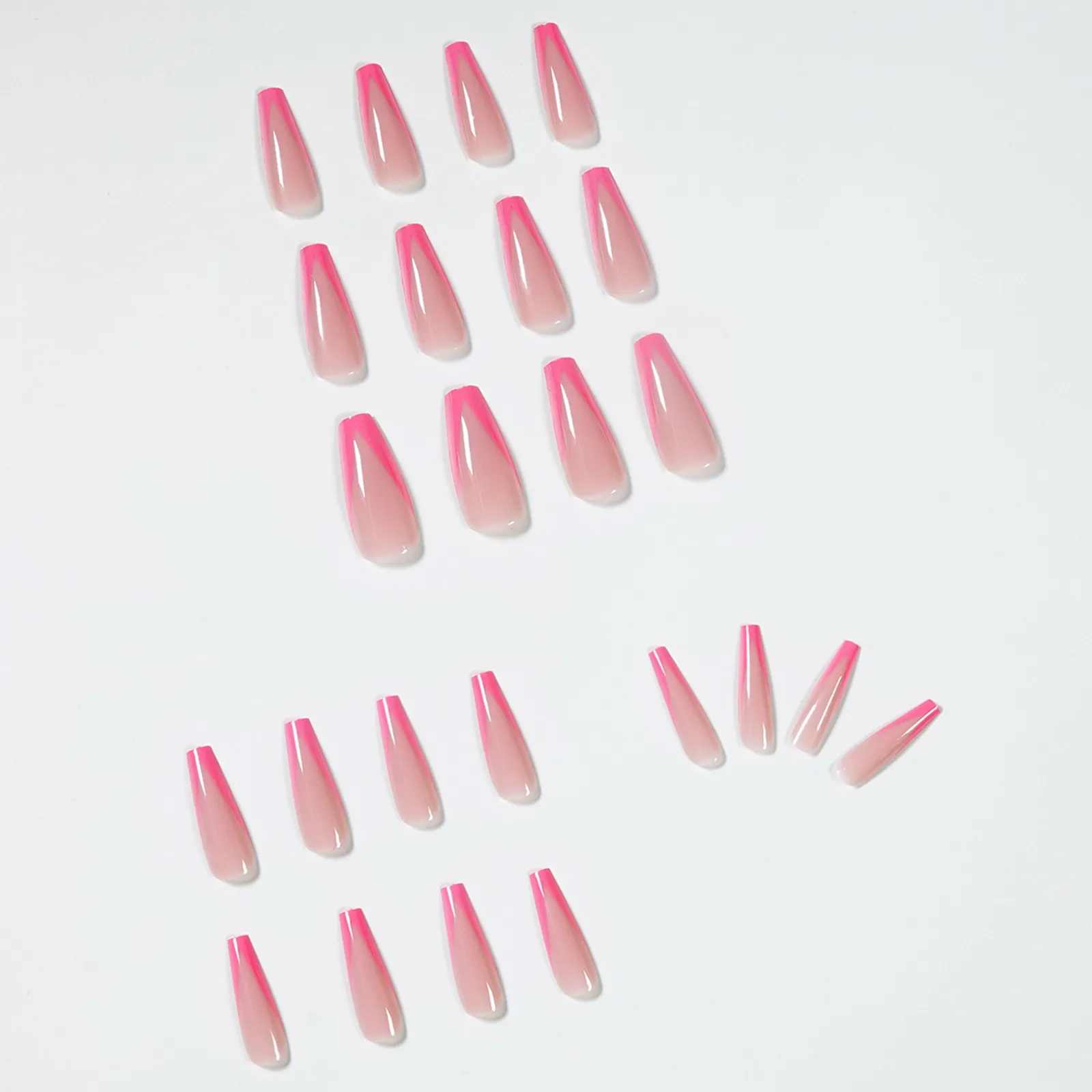 Fake Nails Designs Cercous Artificial Nailstips Overhead with Glue Press sur Nailart Tools Accessoires set1441877