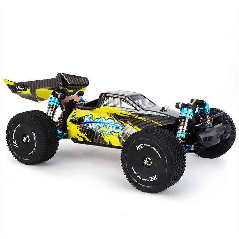 Rc Auto 4WD Da Corsa Concorso 70KM/H Telaio In Metallo Motore Brushless R Controllo Drift Ad Alta Velocità WLtoys Giocattoli I Ragazzi 211029