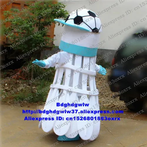 Талисман костюмы бадминтон Shuttlecock челночный теннис талисман костюм для взрослых мультфильм персонаж детский сад зоомагазин компании Kick-Off ZX1282