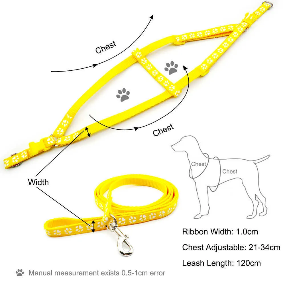 Pet Products Universal Practical Cat Dog Safety Adjustable Harness Leash Puppy Vest Puppy Chest Strap Seat-belt Travel 211006
