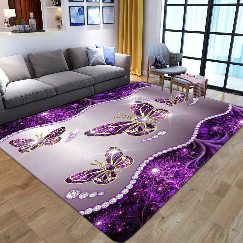 Cartoon 3D Anime Gamer pattern Carpets for Living Room Bedroom Big Area Carpet Kid play Floor Mat Child Game Large Rug 210626