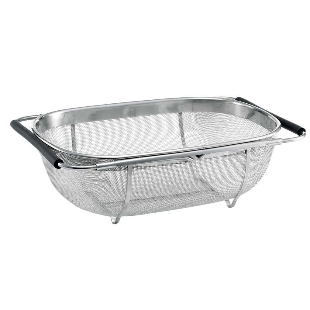 Panier de vidange rétractable Rack Évier en acier inoxydable Plat Légumes Accessoires de cuisine Panier de lavage 210626