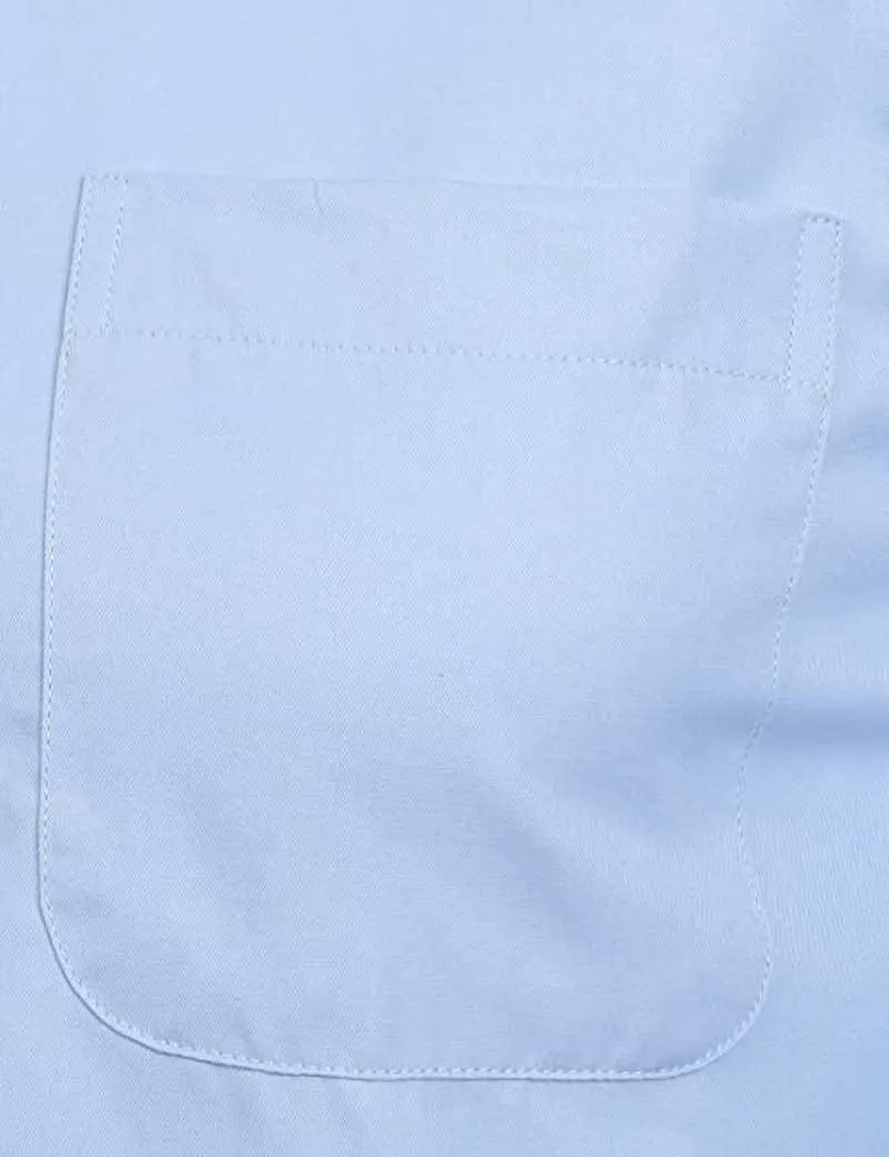 Céu do homem azul Slim Fit Dress Camisas Slim Fit Camisa de Manga Longa Camisa Homens de Algodão Top Quality Negócio Camisa Formal Com Bolso 210522
