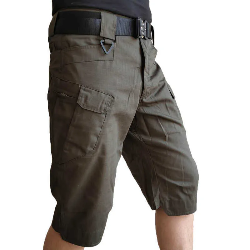 Calções Táticas Militares Homens Camuflagem Swat Calças Curtas Mens Multi-bolso Casual Carga Masculino Roupas Macho Camo Treinamento Exército 210712