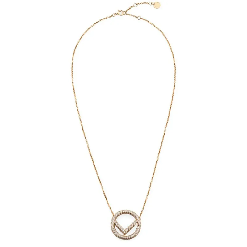 Modny projektant naszyjnik f projektanci naszyjniki koniczyny prezent dla kobiet marki biżuteria miłość wisiorek złota litera luksus bardzo jakość242s