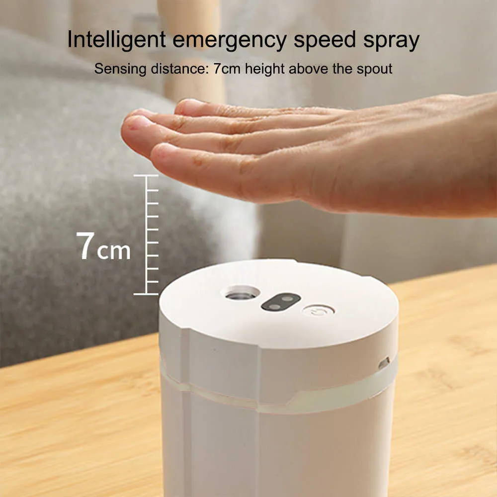 Mini Luchtbevochtiger 280ML Bevochtigen cup Thuis Auto USB Fogger Mist Smart Sensing Desinfectie Sterilisatie Spray Maker Luchtbevochtiger