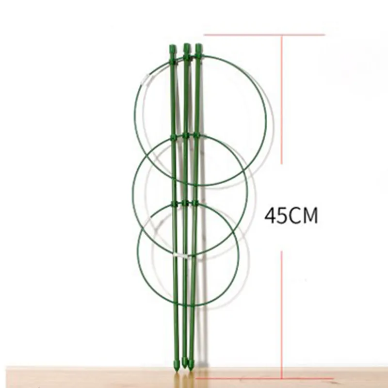 Durable Creative Climbing Vine Rack 45cm Iron Coated Iron Plant Support Frame Garden Balcony Plant Flower Trellis