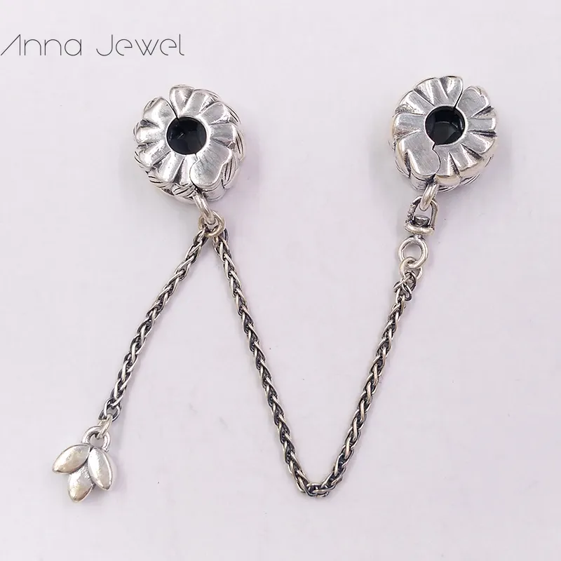 DIY Charm Bracelets ﾠ joyería pandora cadena de seguridad para hacer pulseras brazalete GRANOS DE ENERGÍA Estilo de diseño de lujo perla espaciadora para mujeres regalos de cumpleaños 797588