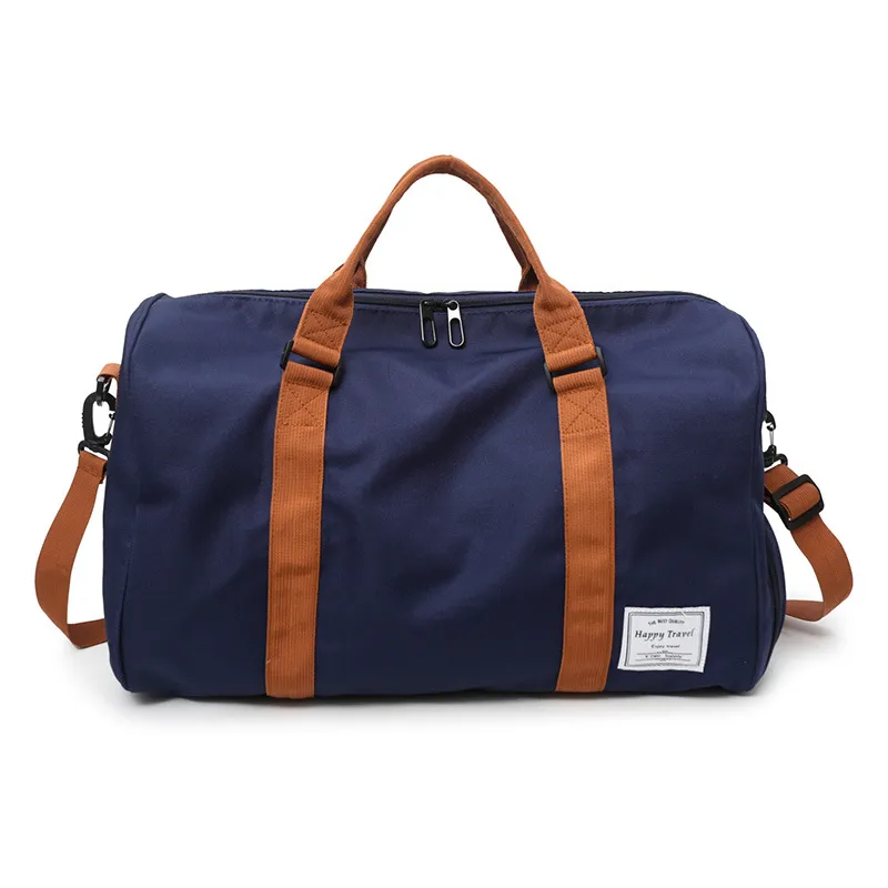 Mode sacs polochons en plein air lettre conception bagages hommes loisirs sport sac à main sac de voyage unisexe