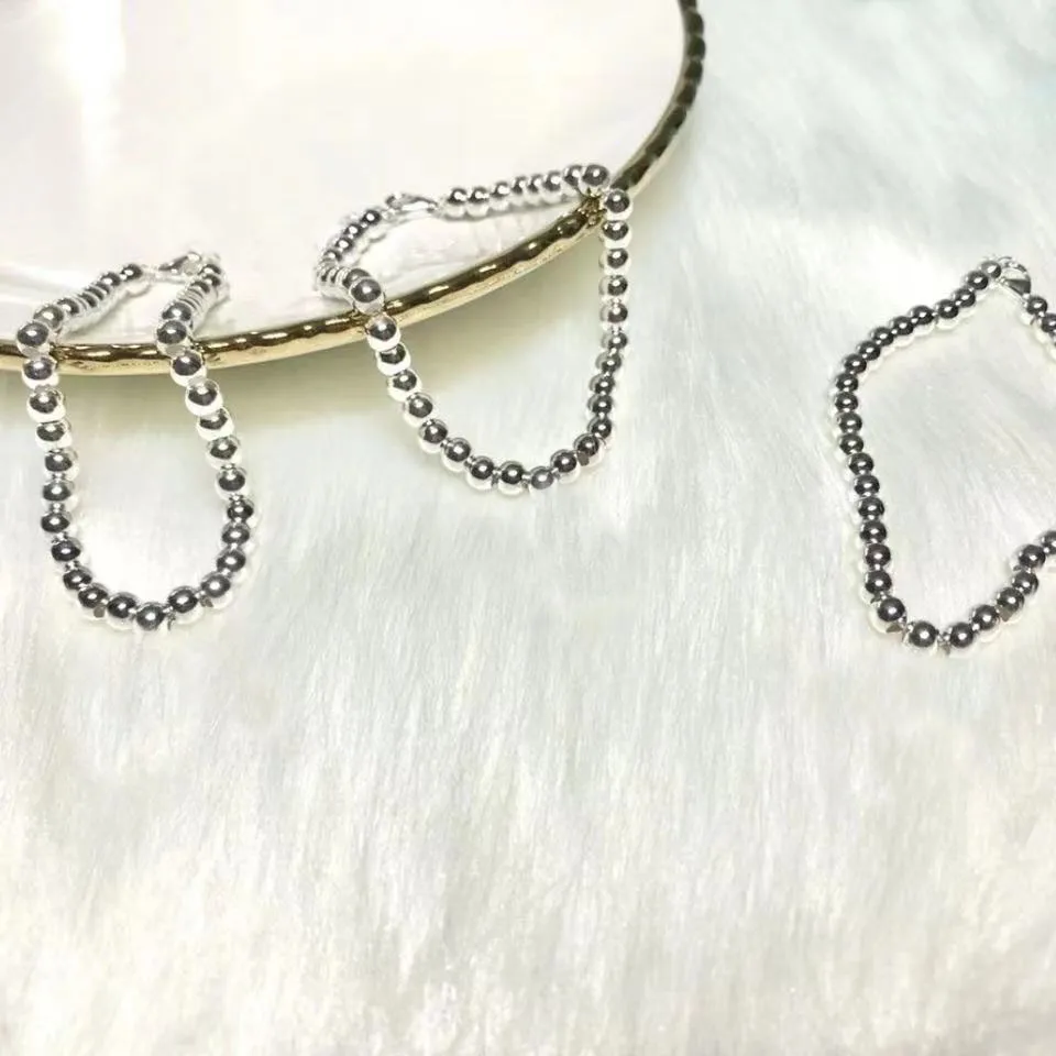 Perles de bouddha à la mode de haute qualité 925 brins de perles argentés Love Charms entourent le Temperament des dames Original Packaging GIF195Q