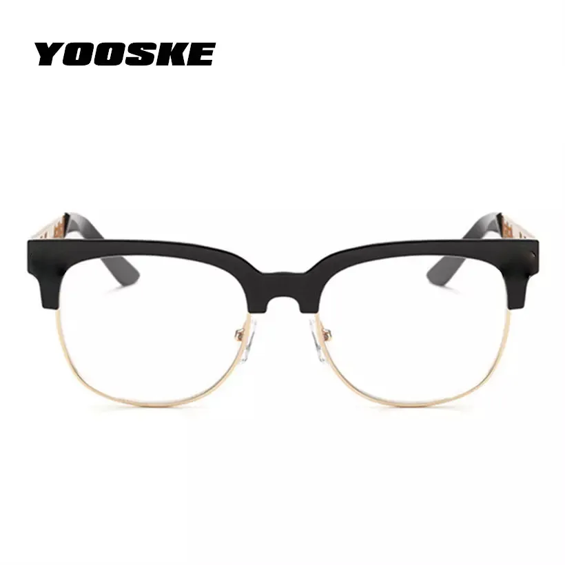Luxusmarke Designer klare Sonnenbrille Frauen Männer Optik Rezept Brille Frames Vintage Plain Glass Eyewear8057669