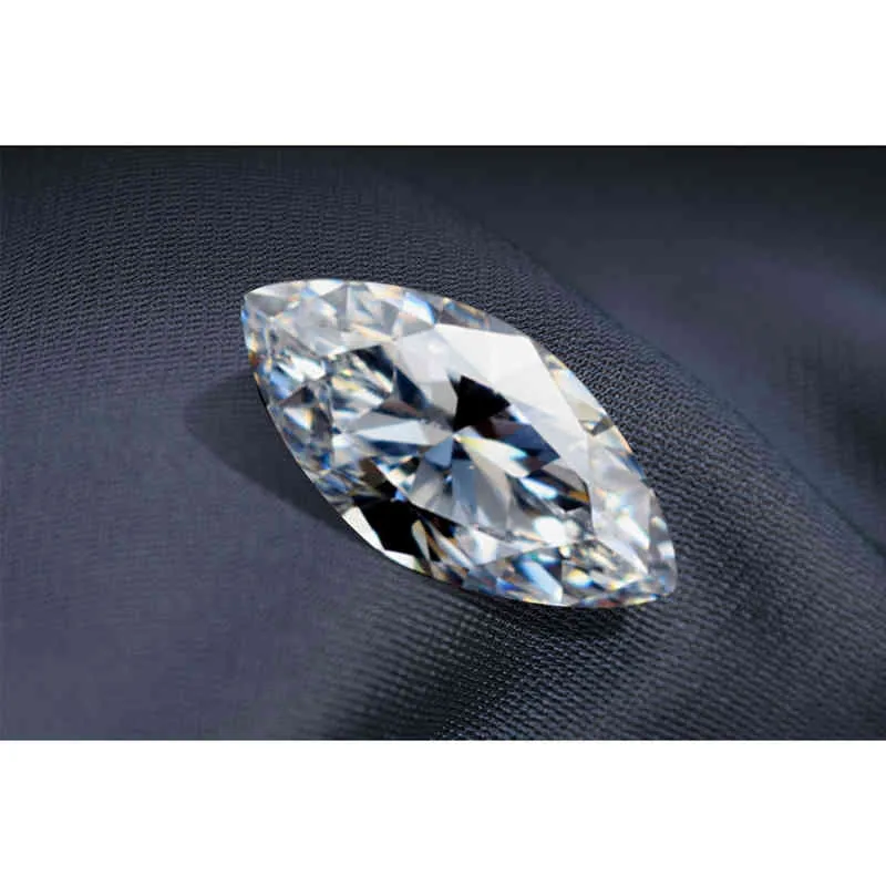 Pierres précieuses en vrac diamant 0.2ct à 3ct D couleur VVS1 marquise coupe pierre testeur Moissanite avec certificat Gra gemmes