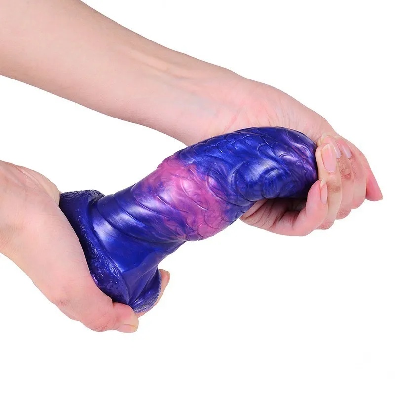 Tentáculo de silicona consolador realista con ventosa fuerte pene flexible para punto G o juego anal juguetes sexuales mujeres pareja 220309