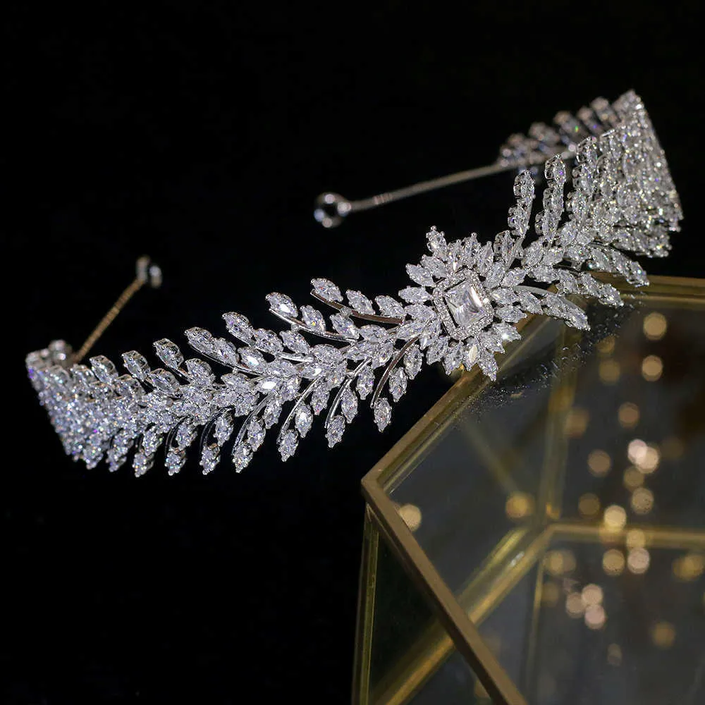 High quality bride hair band wedding hair accessories crystal crown, ladies hair accessories headdress party accessories X0625